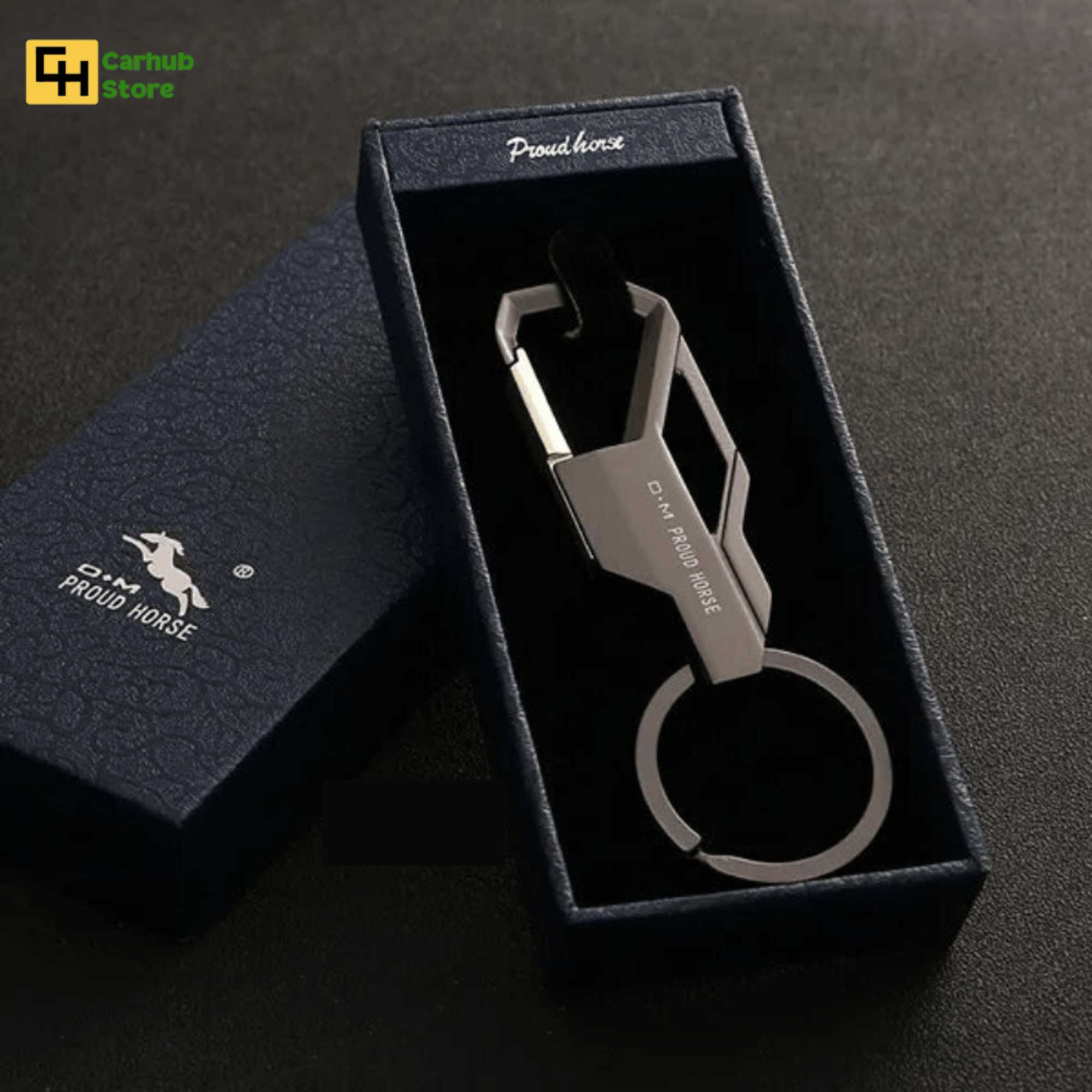 proud horse car key chain