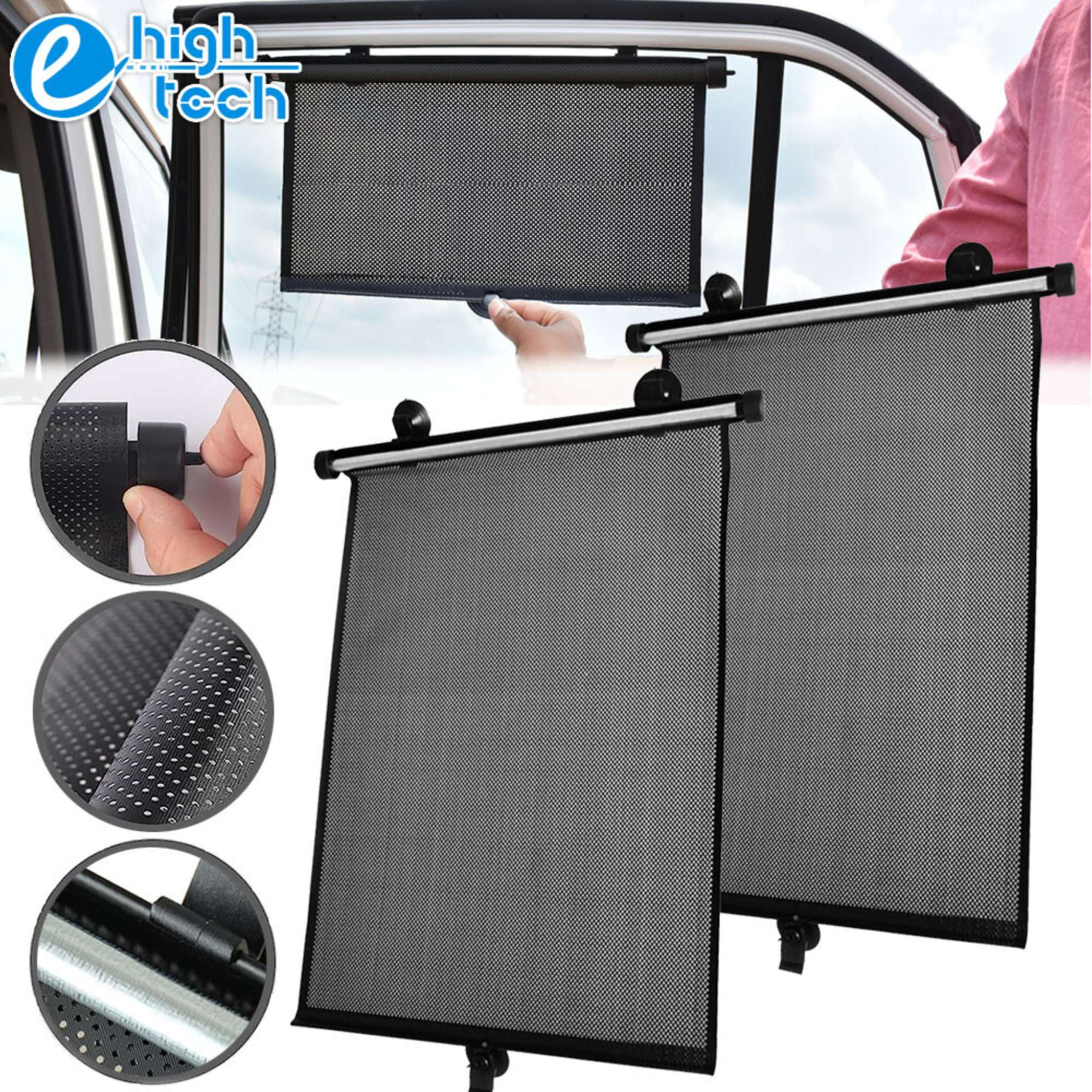 Retractable Window Sun Shade