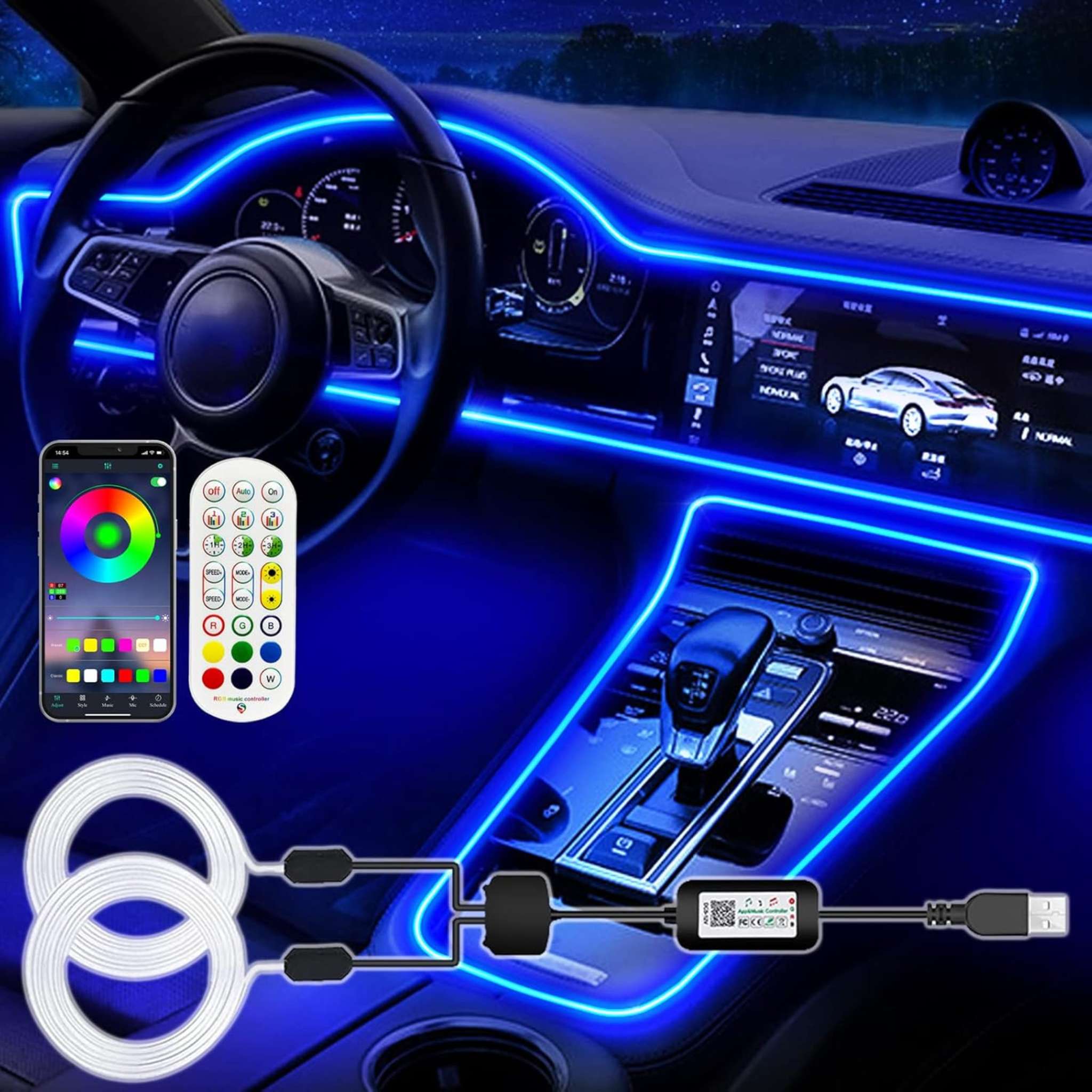 Car LED Strip & Ambient Light Price in Bangladesh