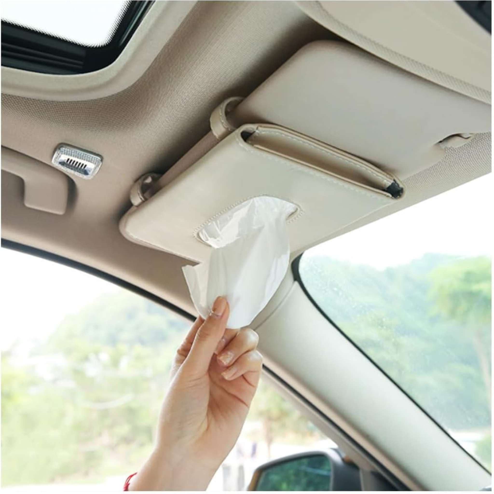 Tissue Box & Sun Visor