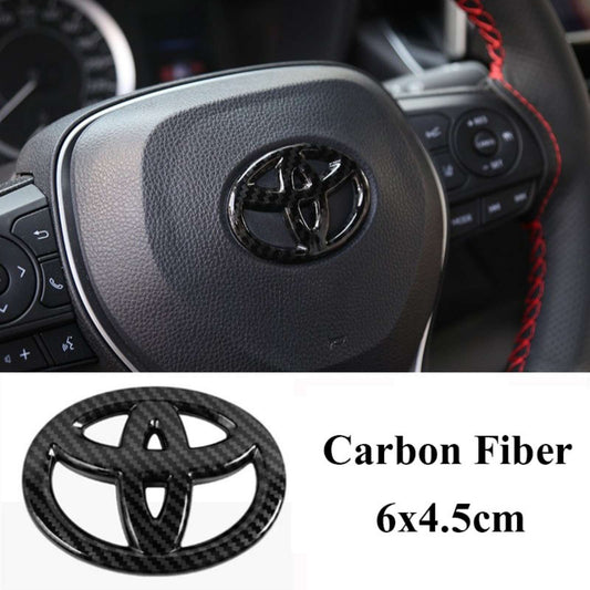 6*4.5cm original size toyota steering wheel logo
