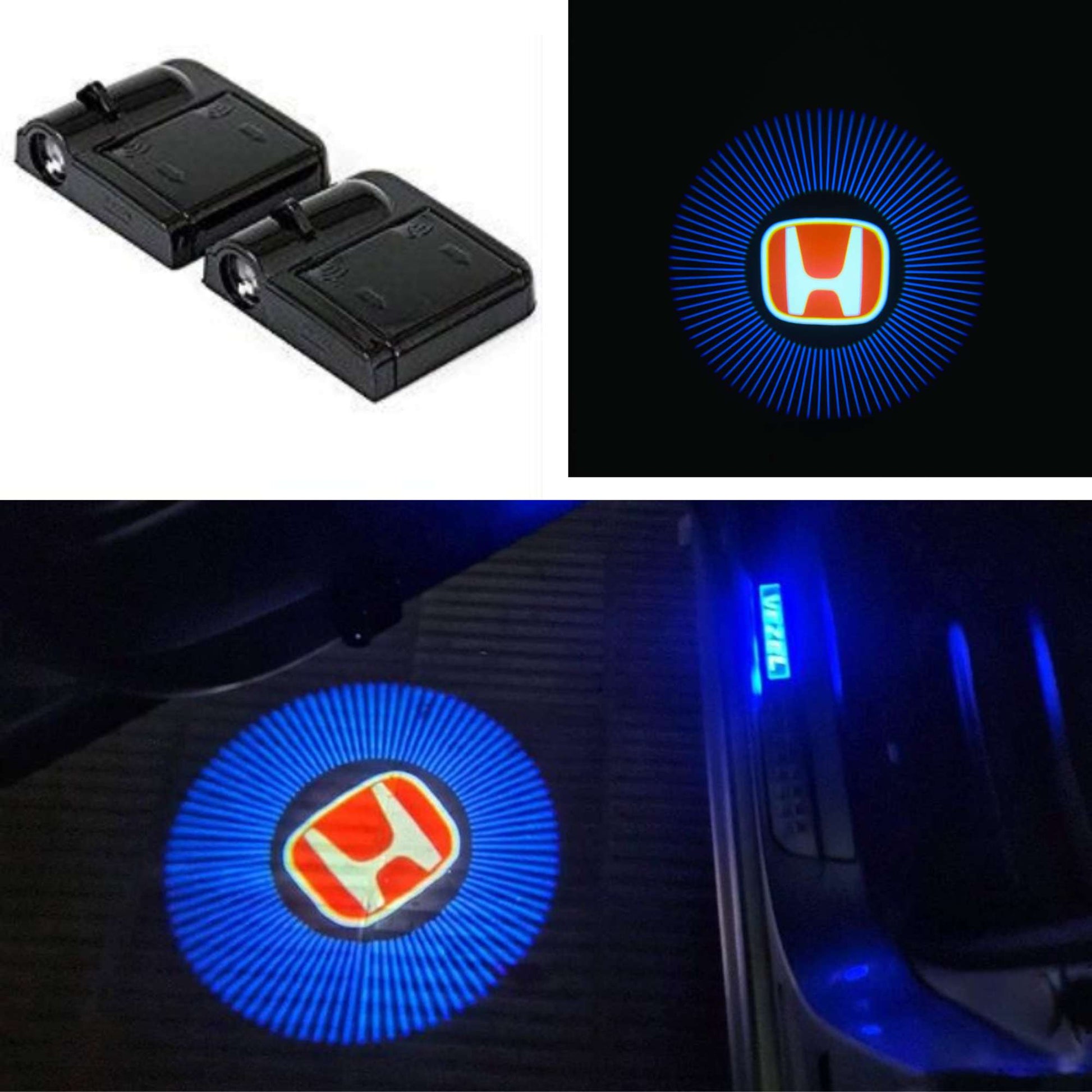 Car LED Wireless Door Logo Projector & Welcome Light honda
