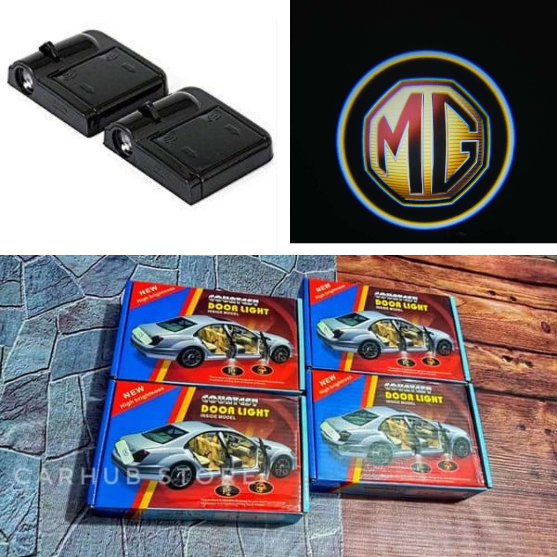 Car LED Wireless Door Logo Projector & Welcome Light mg