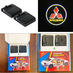 Mitsubishi LED Wireless Door Logo Projector & Welcome Light - 2PCS