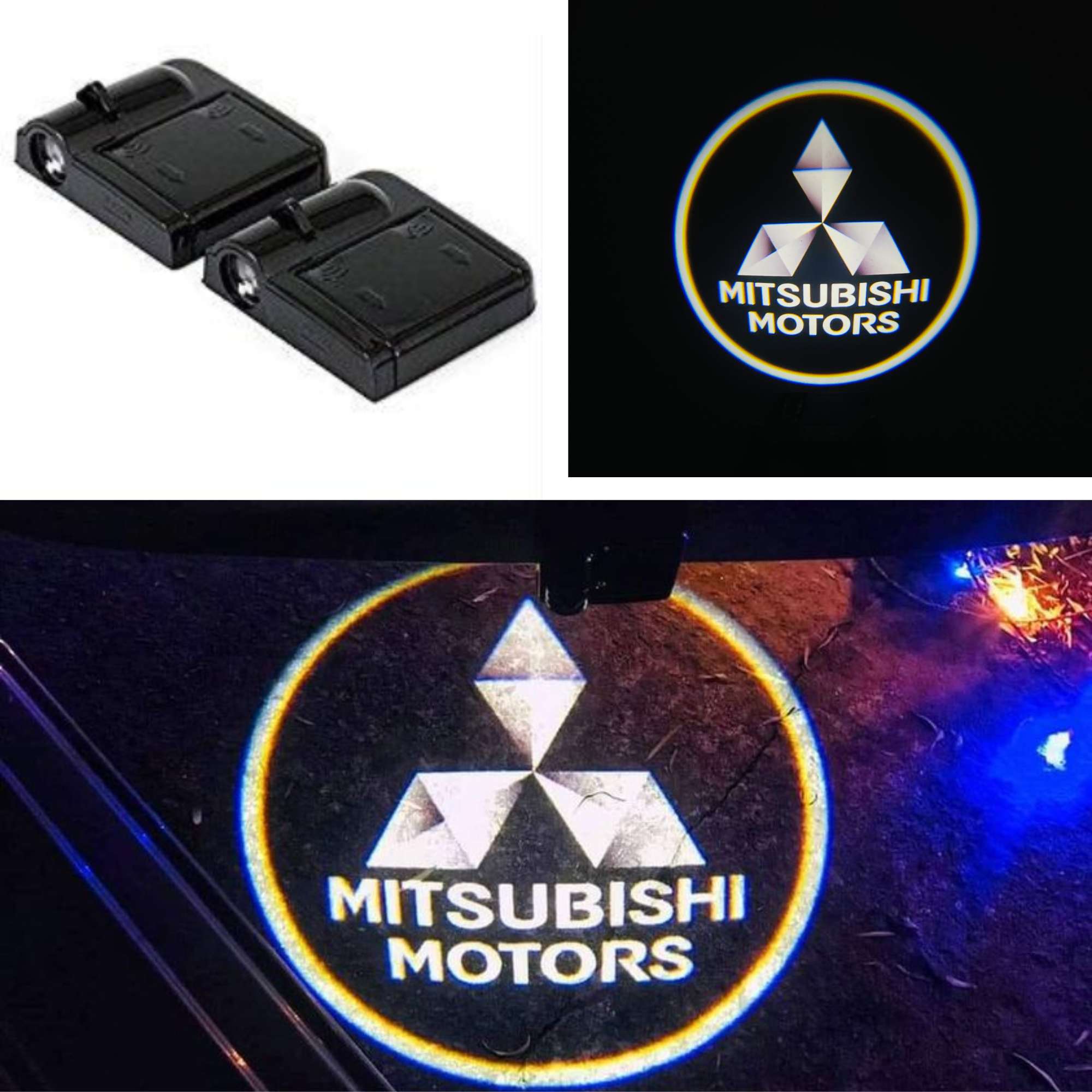 Car LED Wireless Door Logo Projector & Welcome Light mitsubishi motors