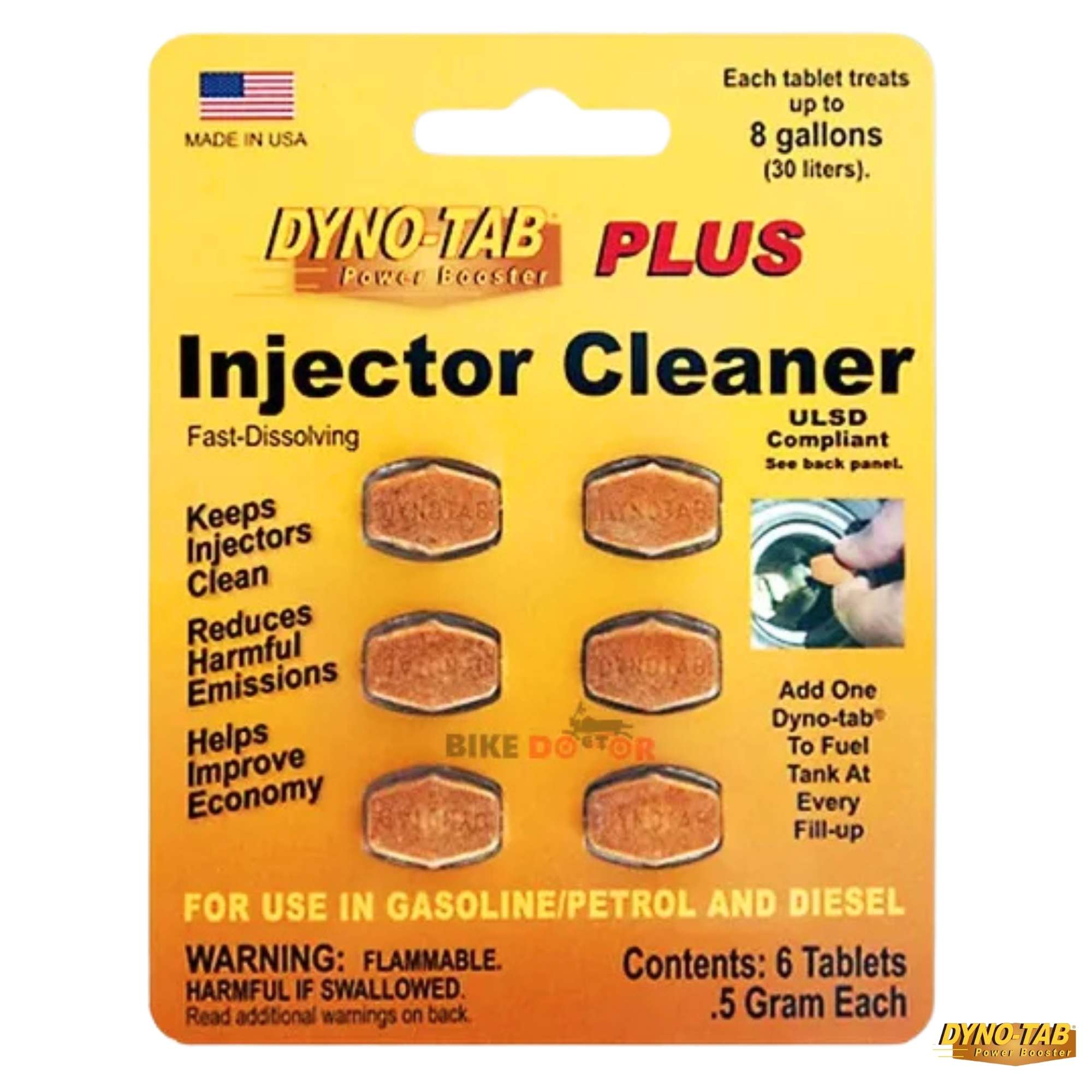 Dyno tab Plus Injector Cleaner 6-tab Card Purchase