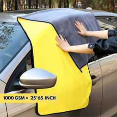 Large Size Premium Microfiber Towel - 1000 GSM