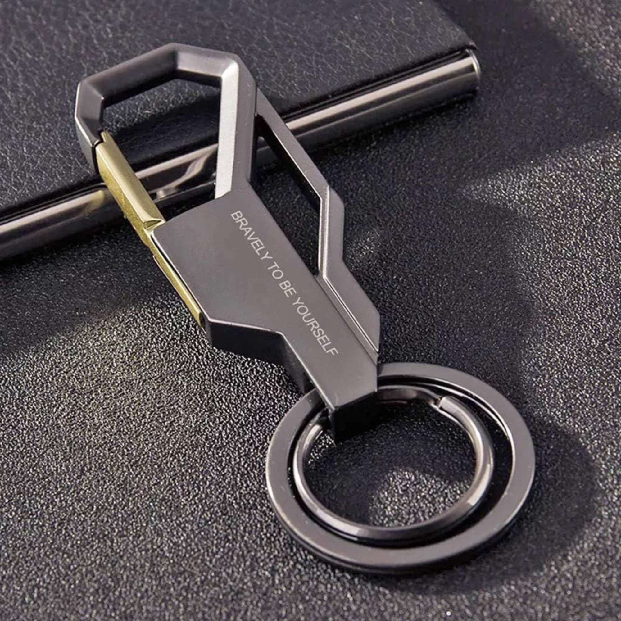 Proud Horse Premium Car Key Chain with 2 Key Rings