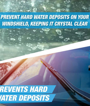 car glass cleaner tablets removes windshield scratches and watermarks from glass