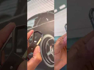 Proud Horse Premium Car Key Chain with 2 Key Rings