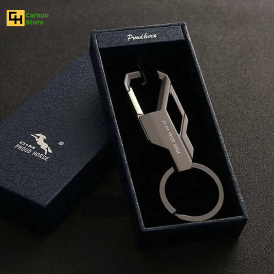 proud horse car key chain