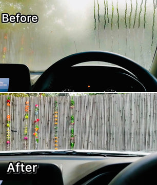 rainx anti fog spray before after