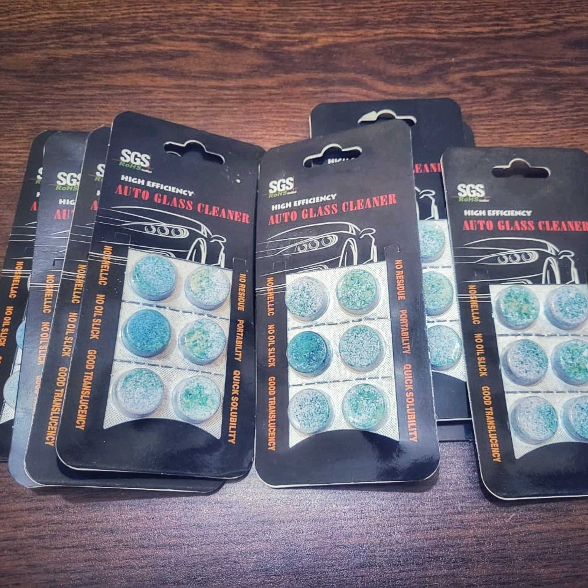 Auto Windshield Washer Glass Cleaner Tablet (6PCs)