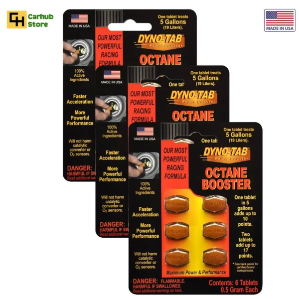 Dyno Tab Octane Booster 6-Tab Card । Tablet Octane Booster for Cars