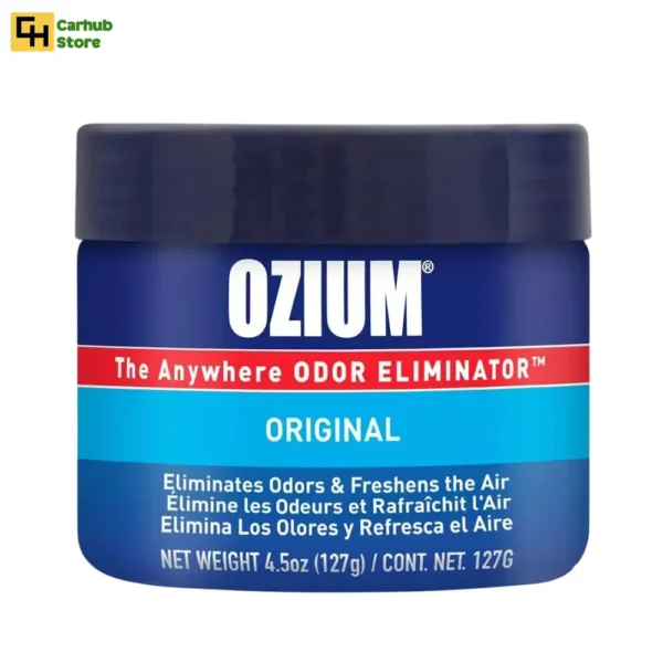 Ozium Car Air Freshener Gel 127g । Made in USA, Odor Eliminator & Air Sanitizer. Perfume and Fragrance for Car, Home, Office & More